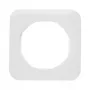 Wall plate / switch cover berker 10112189, screwless plastic, white, 1-piece