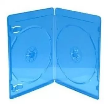 MediaRange BOX39-2-50 - jewel case - 2 Disks - Blue - Transparent - Plastic - 120 mm - dust-resistant - scratch-resistant - shock-resistant (BOX39-2-50)