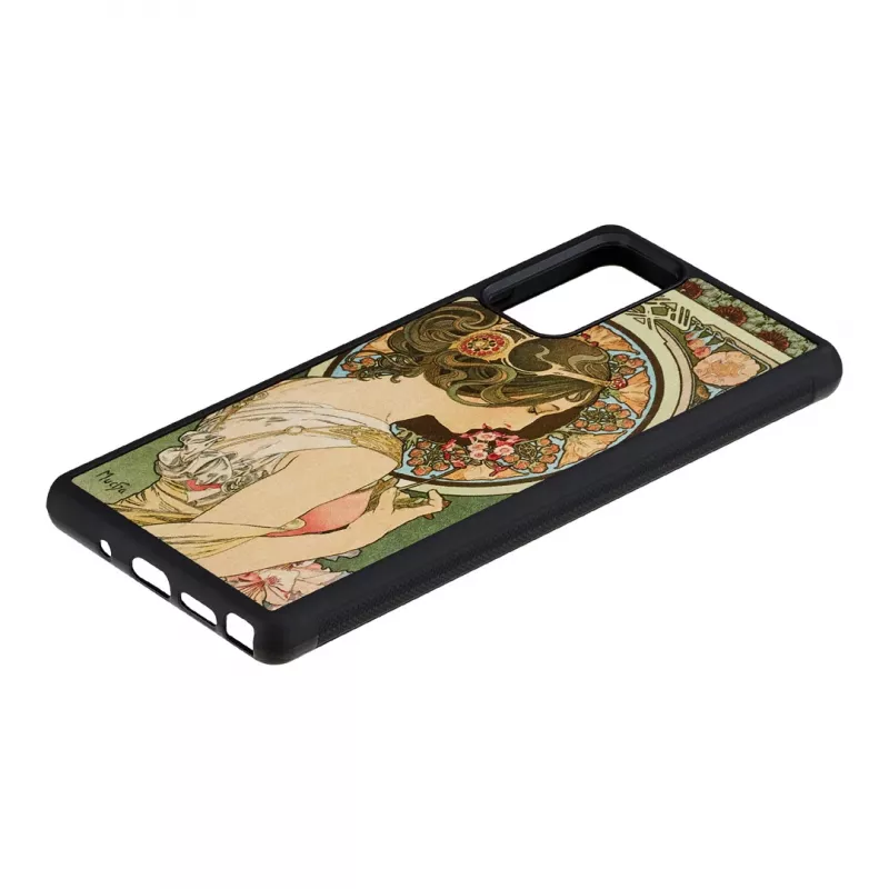 Protective phone case man and wood Galaxy Note 20 primrose black