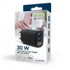 Mobile device charger Gembird TA-UC-PDQC30LCD-BK-01 Fast charging Black