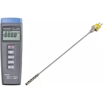 VOLTCRAFT K101 + TP 201 temperature measuring instrument -200 to +1370 °C Probe Type K
