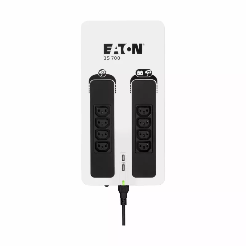 Eaton 3S700I uninterruptible power supply (UPS) Standby (Offline) 0.7 kVA 420 W 8 AC outlet(s)