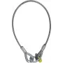 Safety rope EUROLITE 1500 x 10 mm with shackle, load capacity up to 400 kg