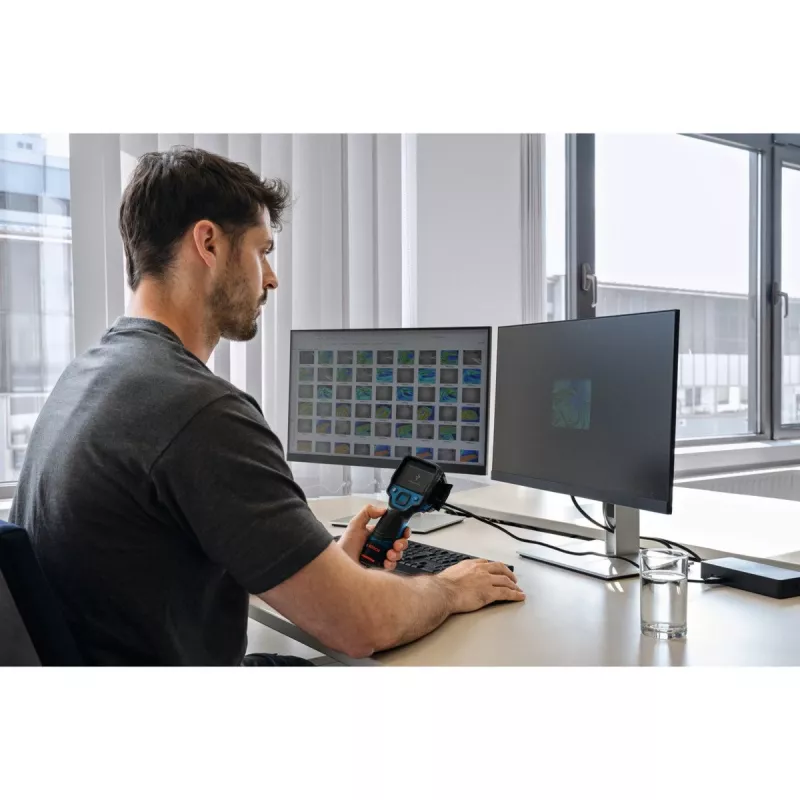 cordless thermal camera GTC 12V-450-13 Professional, thermal detector Blue/black, without Battery and Charger, in Tool Bag