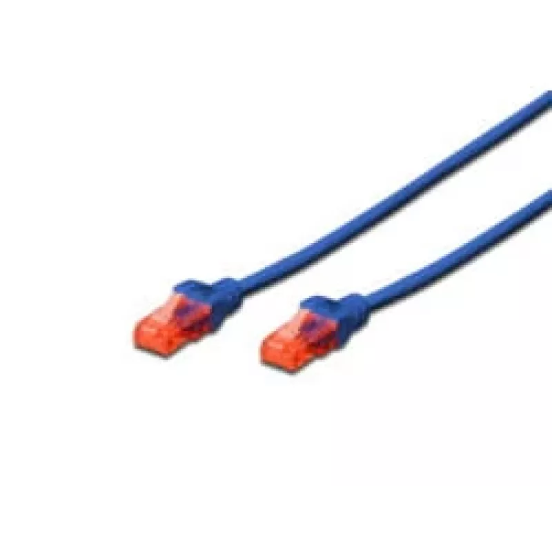 Network Cable Digitus CAT 6 U/UTP RJ-45 Cat6 3m Blue