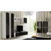 Cama Square cabinet VIGO 50/50/30 white/black gloss