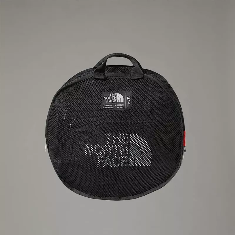 Duffel bag The North Face Base Camp S — 50 L, nylon/polyester, black/white