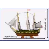 Building set Cobi HMS Victory — 2,517 pieces, detailed historic sailing ship model