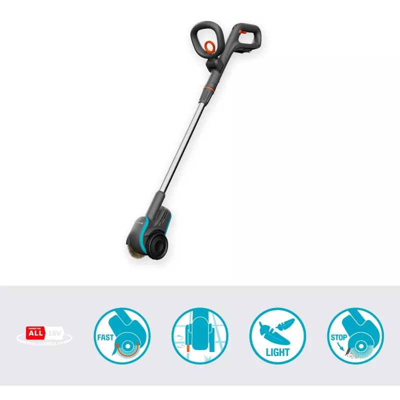 Electric Weed Sweeper GARDENA 14820-55 Battery Height 97.1 cm