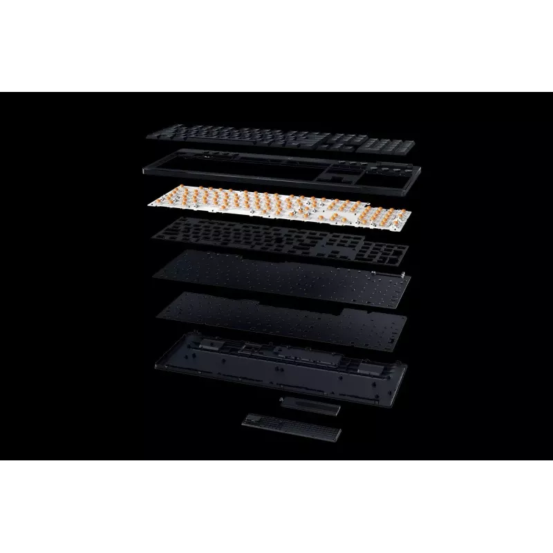 Razer BlackWidow V4 Low-Profile HyperSpeed Keyboard Gaming USB RF Wireless Bluetooth QWERTY US International Black