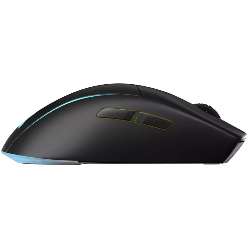 Gaming mouse CORSAIR M75 — black, monochromatic surface, weight 0.089 kg