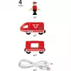 World Roter Akku-Reisezug, toy vehicle red