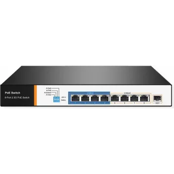 Network Switch VALUE 21.99.1189 2.5G Ethernet 8 Ports PoE 1U Black