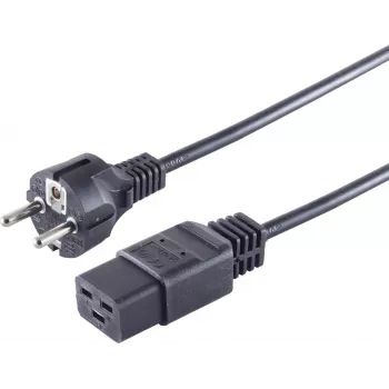 Power Cable Black 3 m S/CONN 60015-S