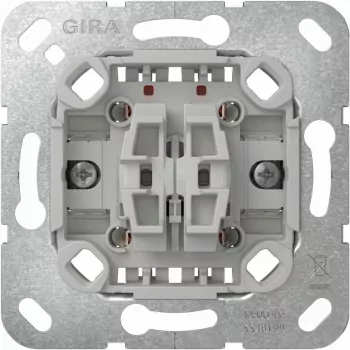 Switch insert, gira 310800 Wippschalter Wechselsch. 2f Einsatz — two-way rocker switch insert