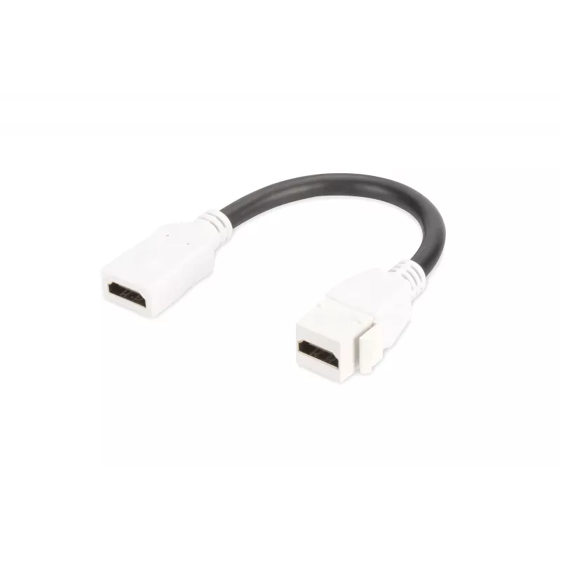 Digitus HDMI 2.0 Keystone Module with 12 cm Cable (Female/Female)