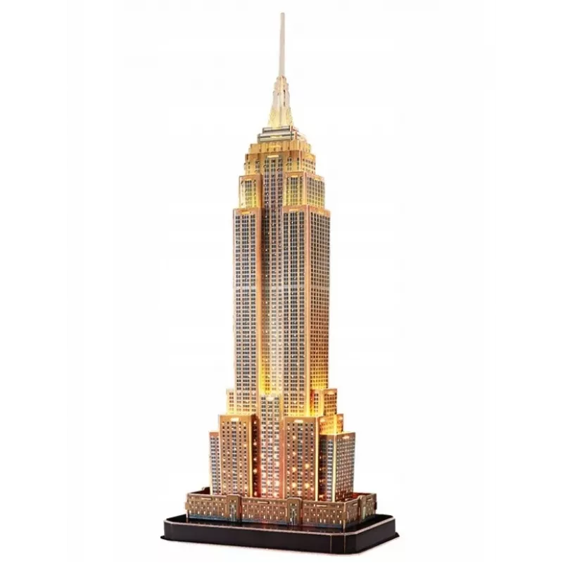 Empire State Building - light-up 3D puzzle with 37 pieces