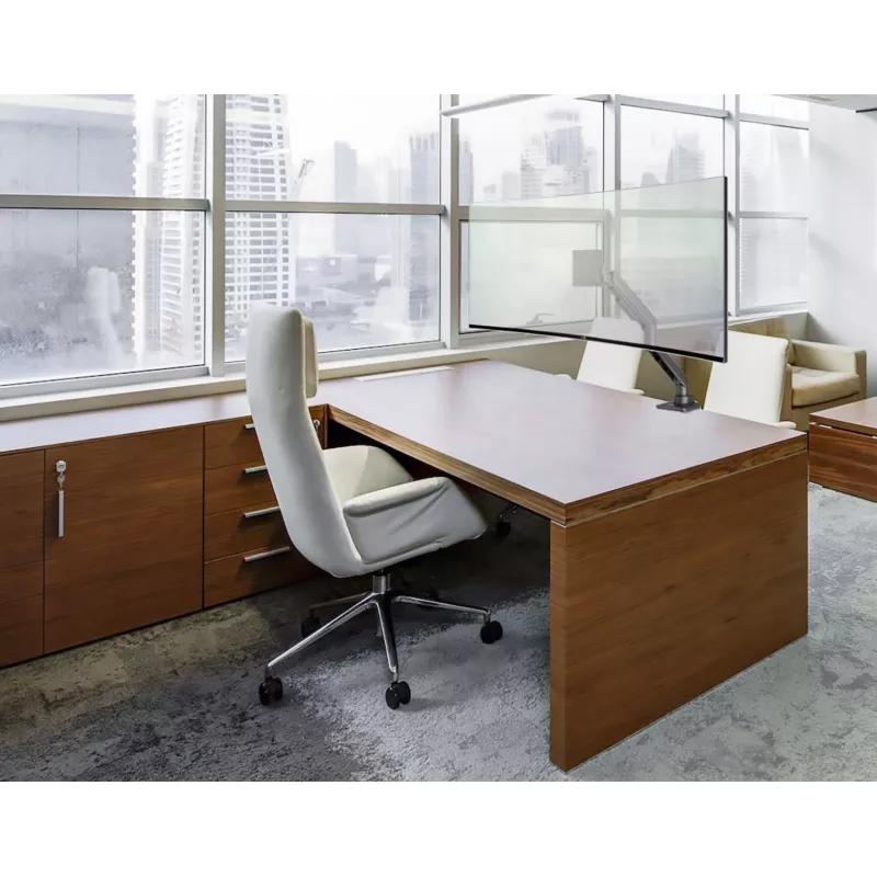 EDBAK Desk Mount | DMV01 | Height adjustment, Tilt | 19-49 | Maximum weight (capacity) 20 kg | Black