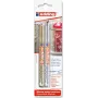 Marker set Edding e-751, bullet tip, metallic Gold and Silver, pack of 2