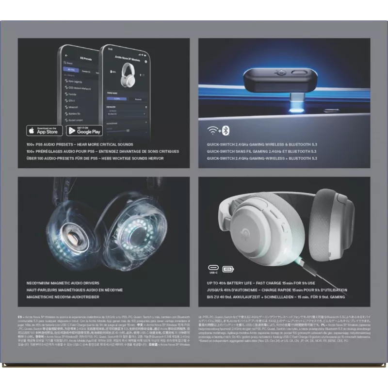 Headset Steelseries Arctis Nova 3P