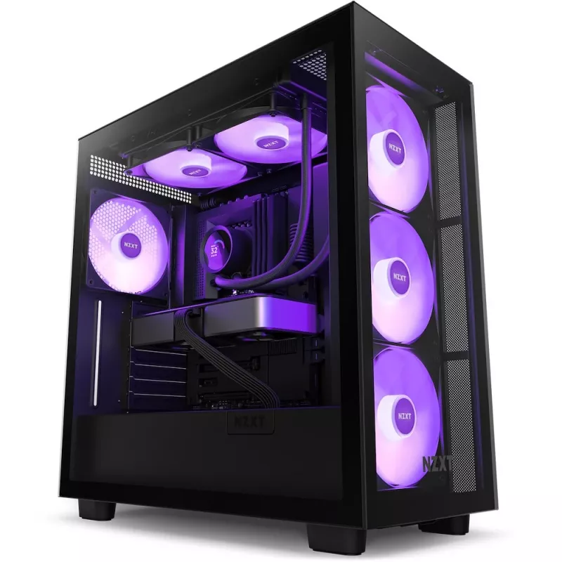 All-in-one liquid cooler NZXT Kraken 280 RGB 14 cm Black