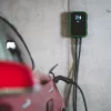 Electric Vehicle Charging Station Green Cell EV14 22 kW Black Aluminium Wall