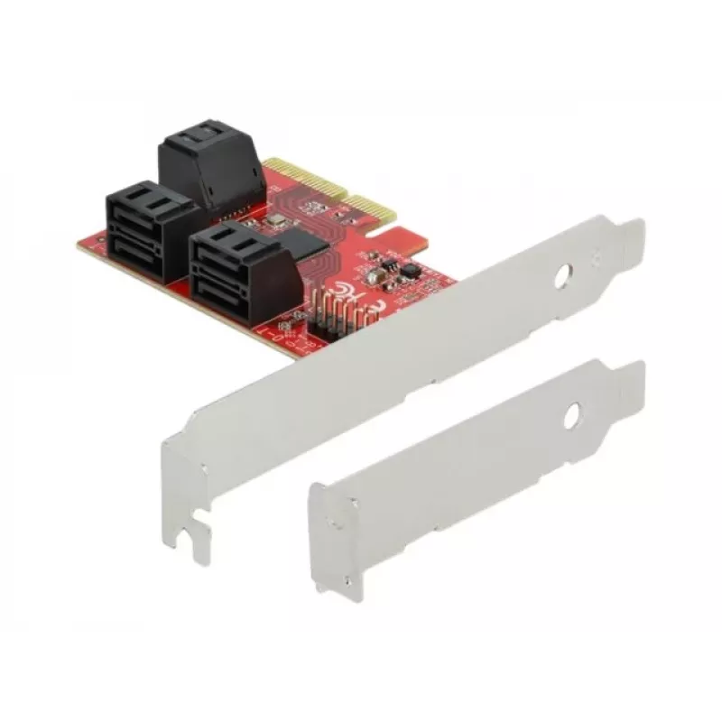 SATA PCI Express x4 Card DeLOCK 6 port Low Profile Form Factor