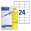 Universal Labels 70x35mm InkjetLaserCopy A4 100 Sheets 2400 pc(s) White