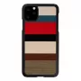 Smartphone case man and wood for iPhone 11 Pro Max — Corallina Black protective cover