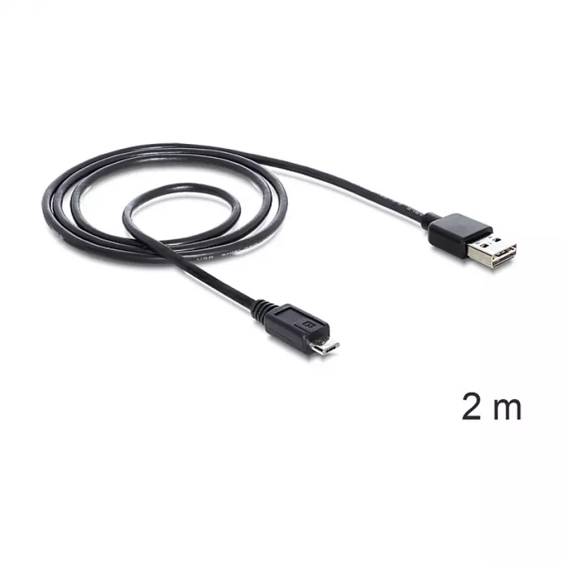 USB Cable DeLOCK EASY-USB 2.0-A Micro-B 2m