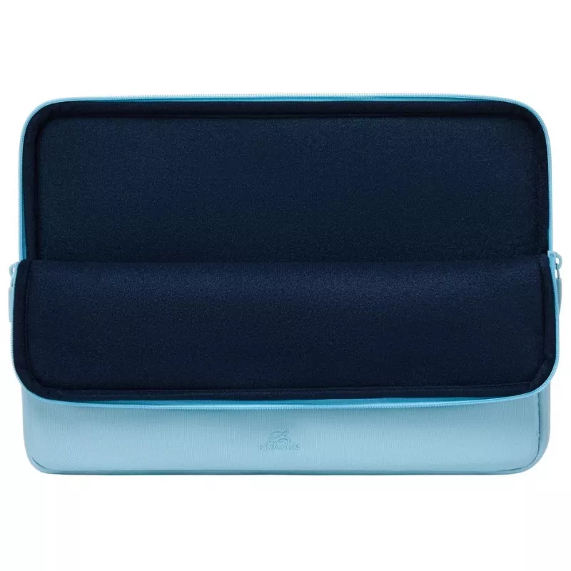 Laptop sleeve Rivacase Riva Szuzuka 14 inch Pastel Blue — protective neoprene case for 14 inch laptops