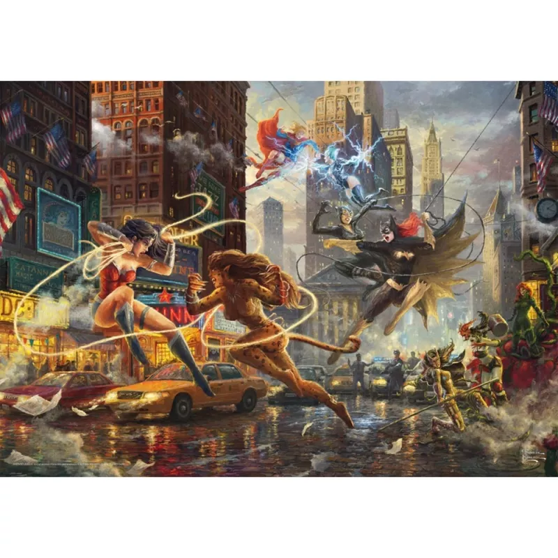 Thomas Kinkade Studios: DC Justice League - The Women of DC, Puzzle 1000 Pieces