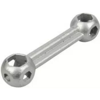 Wrench set FISCHER 85510 — adjustable holder with 10 sizes 6–15 mm