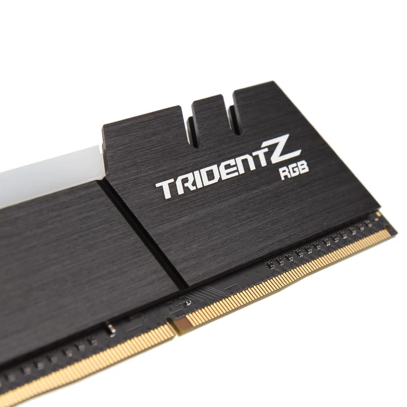 DIMM 32 GB DDR4-3200 (2x 16 GB) Dual-Kit, Arbeitsspeicher schwarz, F4-3200C16D-32GTZR, Trident Z RGB, INTEL XMP