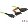 SAS Cable DeLOCK 85802 0.5m 32 Gbit/s