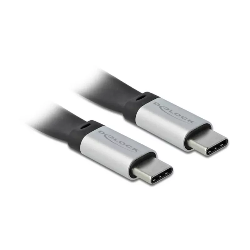 USB Cable DeLOCK 85926 USB 3.2 Gen 2 0.22 m USB C Black Silver