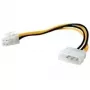 ROLINE Internal Power Cable, 4pol. HDD / ATX12V-P4 4-pin Power 0,15 m (11.03.1019)