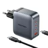 Vention power charger TZ-FETH0-EU 3× USB-C + 1× USB-A 100W, PD up to 30W per C, Input 100–240V