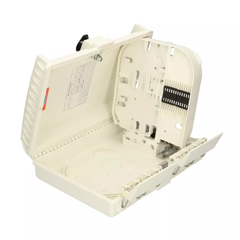 Extralink Elena Fiber Optic Splice Enclosure, 16 Splices, White