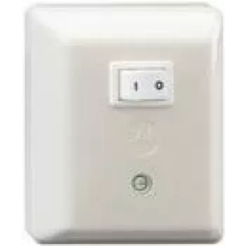 Rutenbeck SAR Ap - High-current relay switch - 1 Kippschalter - 8 A - AC 230 V - Pearl White, RAL 1013 (50010102)