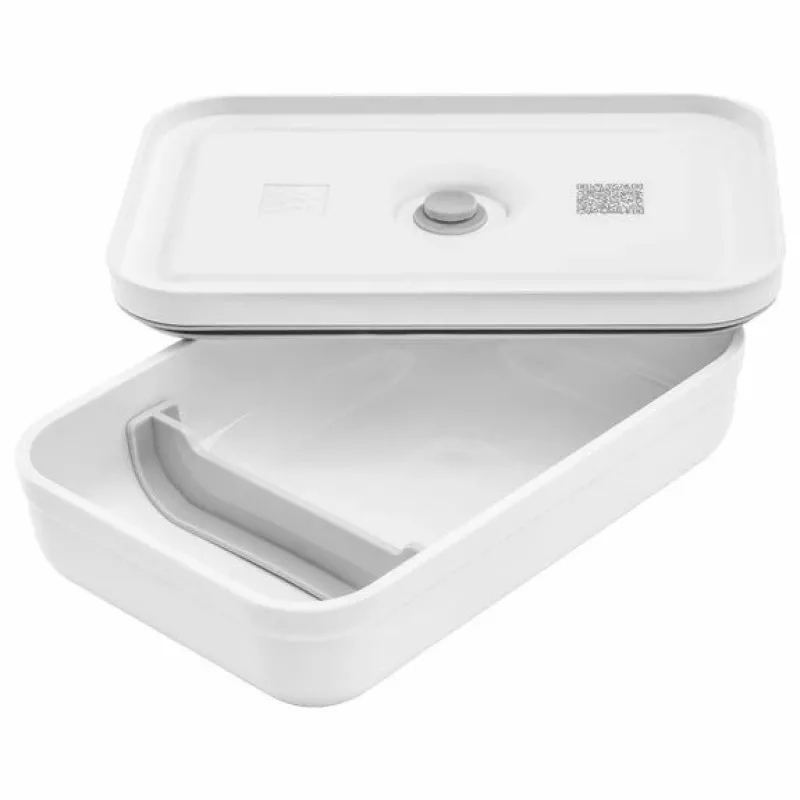Lunch container ZWILLING FRESH & SAVE 1 L, plastic with silicone seal, grey/white