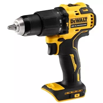 Cordless drill DeWALT DCD709N-XJ, brushless 18V, 2-speed, 1650 RPM, 65 N·m, keyless chuck 1.5–13 mm, 1.2 kg