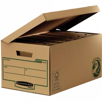 Fellowes 4472205 Storage Box Storage box Black,Brown Rectangular Paper (4472205)
