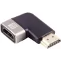 HDMI-A adapter ShiverPeaks 10-01052 90° left angle, metal housing, supports up to 8K