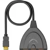 HDMI-Umschaltbox 3 to 1 (4K @ 60Hz), HDMI Switch (black, 55cm Cable)