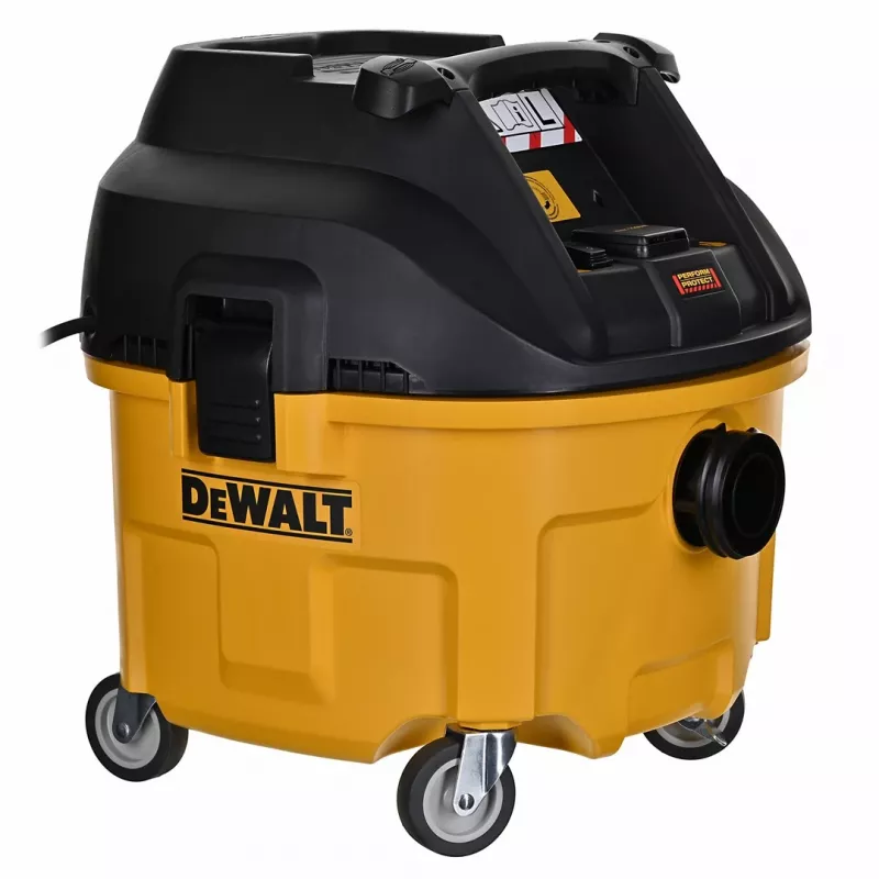 DeWALT DWV901L dust extractor Black, Yellow 30 L 1400 W
