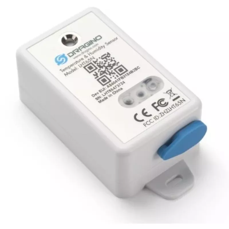 DRAGINO LoRaWAN Temperature & Humidity Sensor LHT65S-EU868-E3 — LoRaWAN EU868 environmental sensor