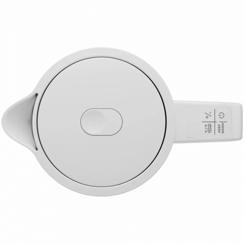 Electric Kettle, white, 220-240V, 1850-2200W, 1.7L, Keep warm 30 min, 40,60,80,90,100, console in Handle