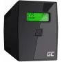 Uninterruptible Power Supply Green Cell UPS02 0.8 kVA (480 W) Line-Interactive, LCD, 2x Type F outlets, USB-B, RJ-45, RJ-11