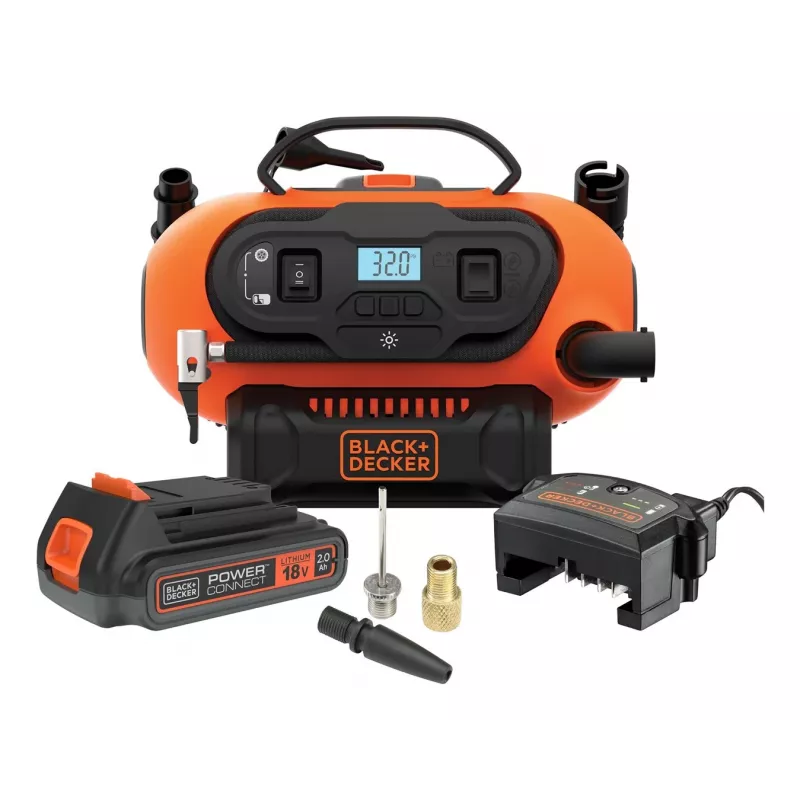 Black & Decker BDCINF18N-QS air compressor 160 l/min AC/Cigar lighter